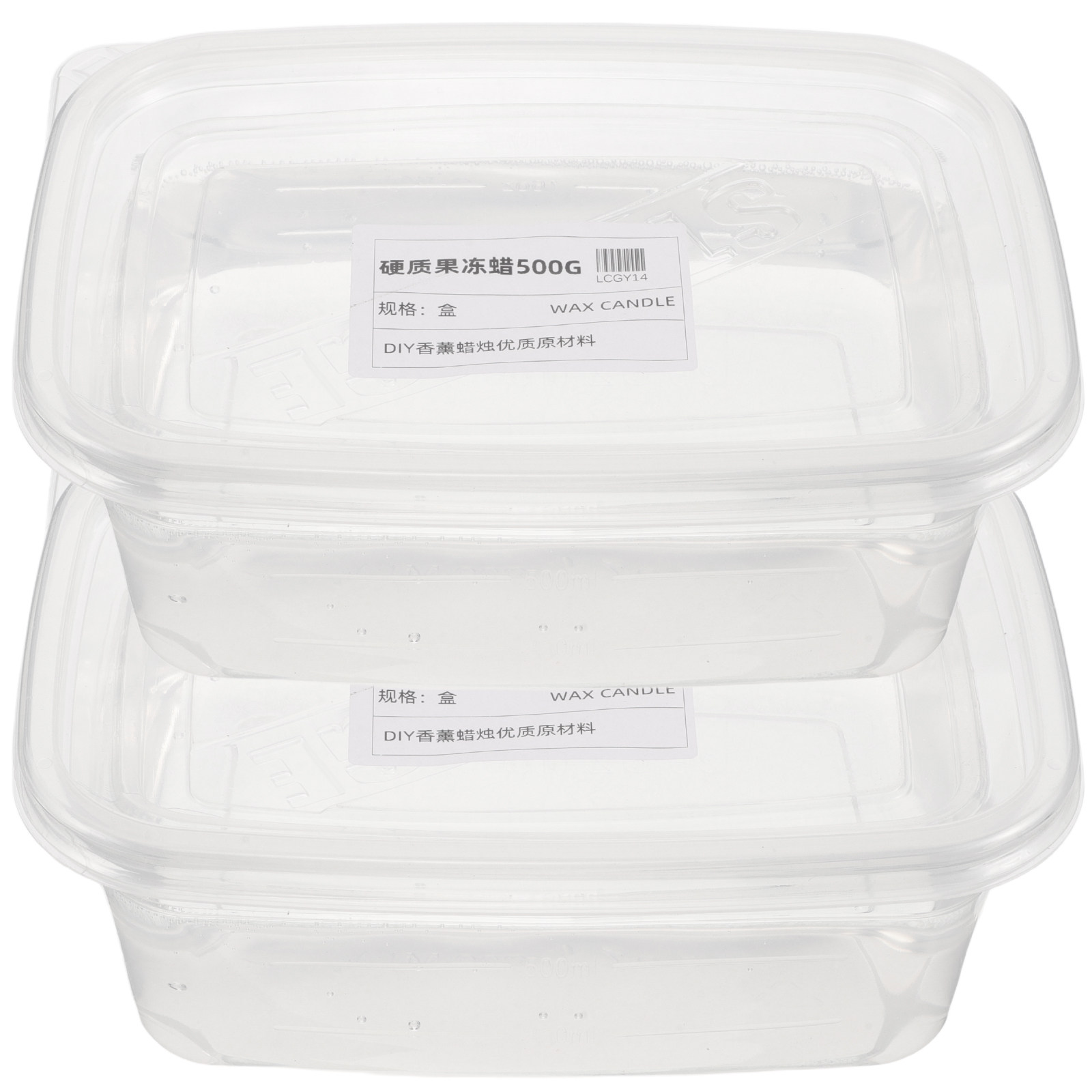 Candle Making Reno - キャンドル作り用クリアジェルワックス 1kg/2.2lb 透明ジェルワックス 高密度素材 DIY手作り香り付きキャンドルカップ用品