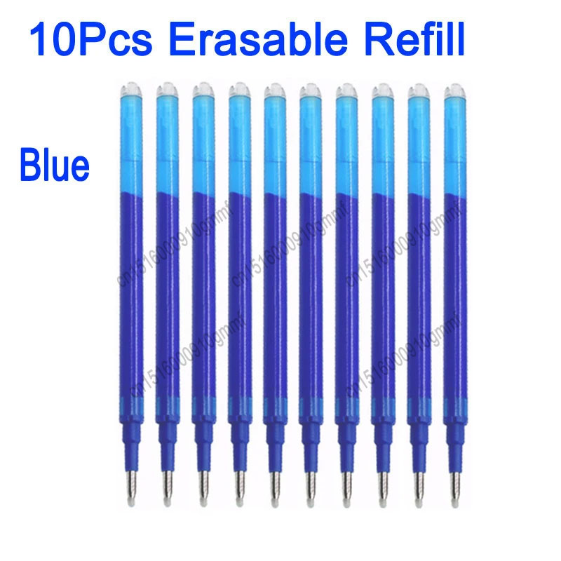 Pilot Pen Frixion - 0.7 ミリメートル 0.5 ミリメートル先端消去可能なゲルペンリフィルロッドオフィス学校筆記文具アクセサリー青赤 8 色インクカートリッジ充電