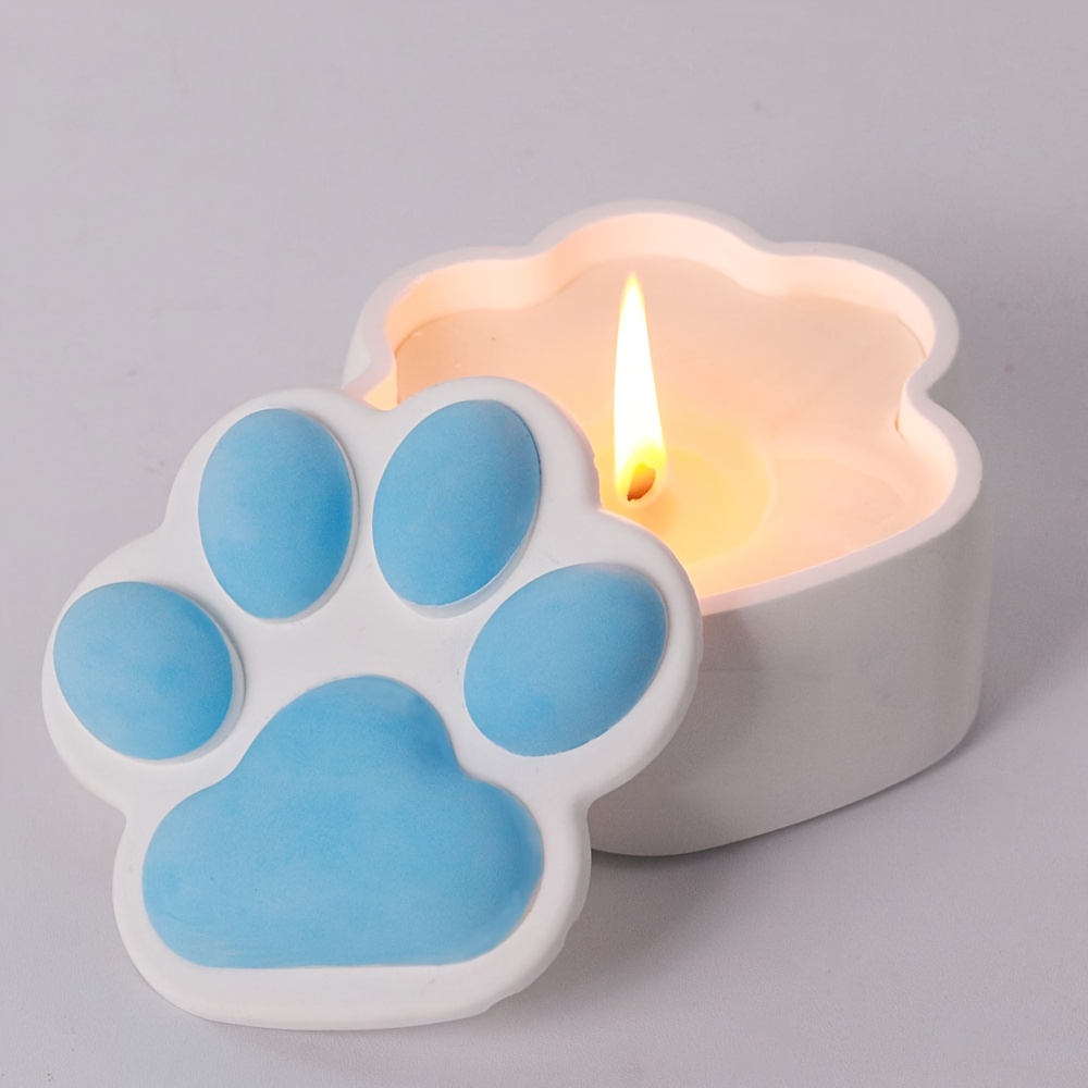 猫の爪型収納ボックスシリコンモールドDIY蓋付きキャンドルジ - Candle Making Jars With Lids のレビューと価格