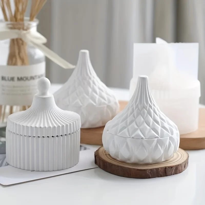 2026年最新モデル 2個入り シリコンキャンドルジャー型  - Candle Making Jars With Lids のレビューと価格