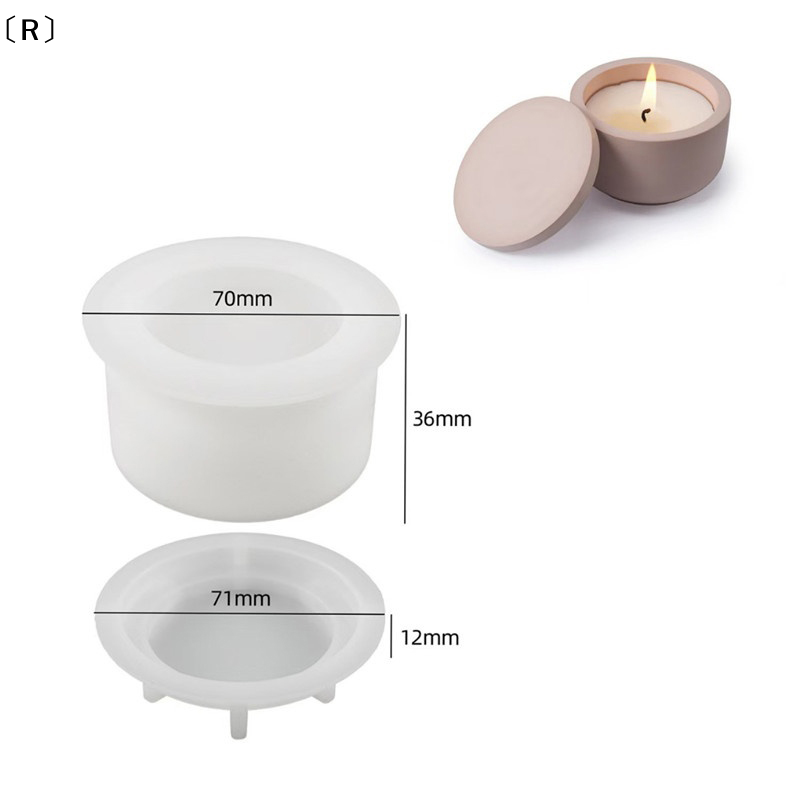 【R】1セット DIY キャンドルジャー シリコンモールド  - Candle Making Jars With Lids のレビューと価格
