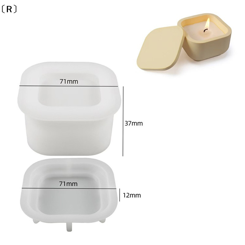 【R】1セット DIY キャンドルジャー シリコンモールド  - Candle Making Jars With Lids のレビューと価格