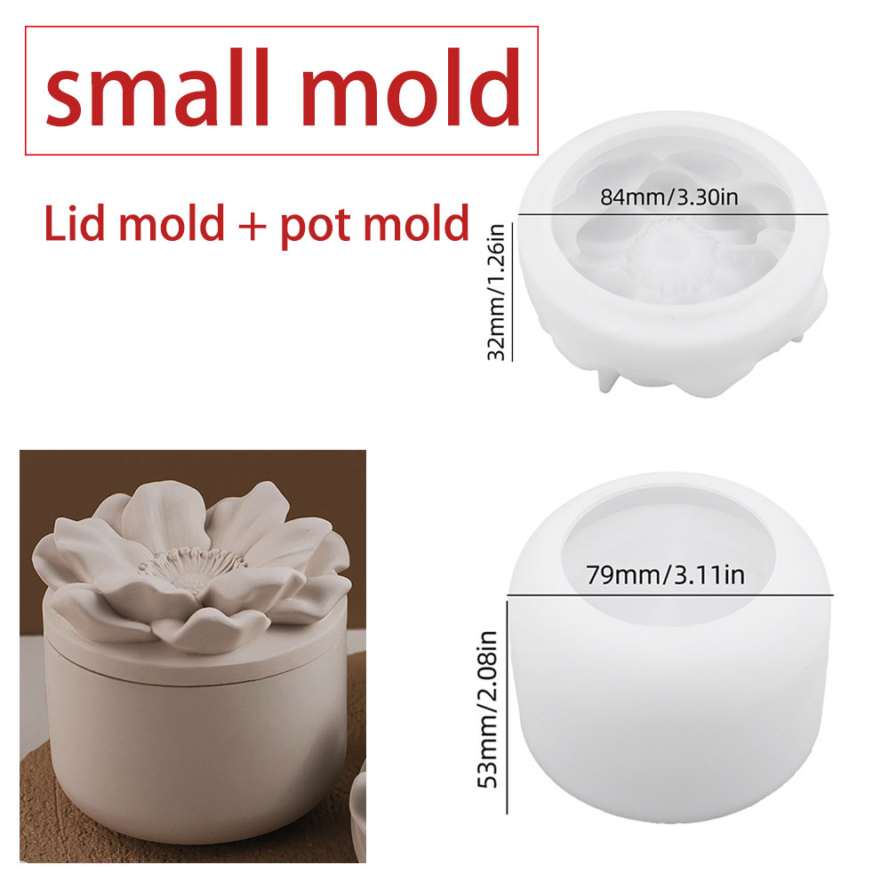 ひまわり収納ボックスシリコンモールドDIY蓋付きキャンドルジ - Candle Making Jars With Lids のレビューと価格