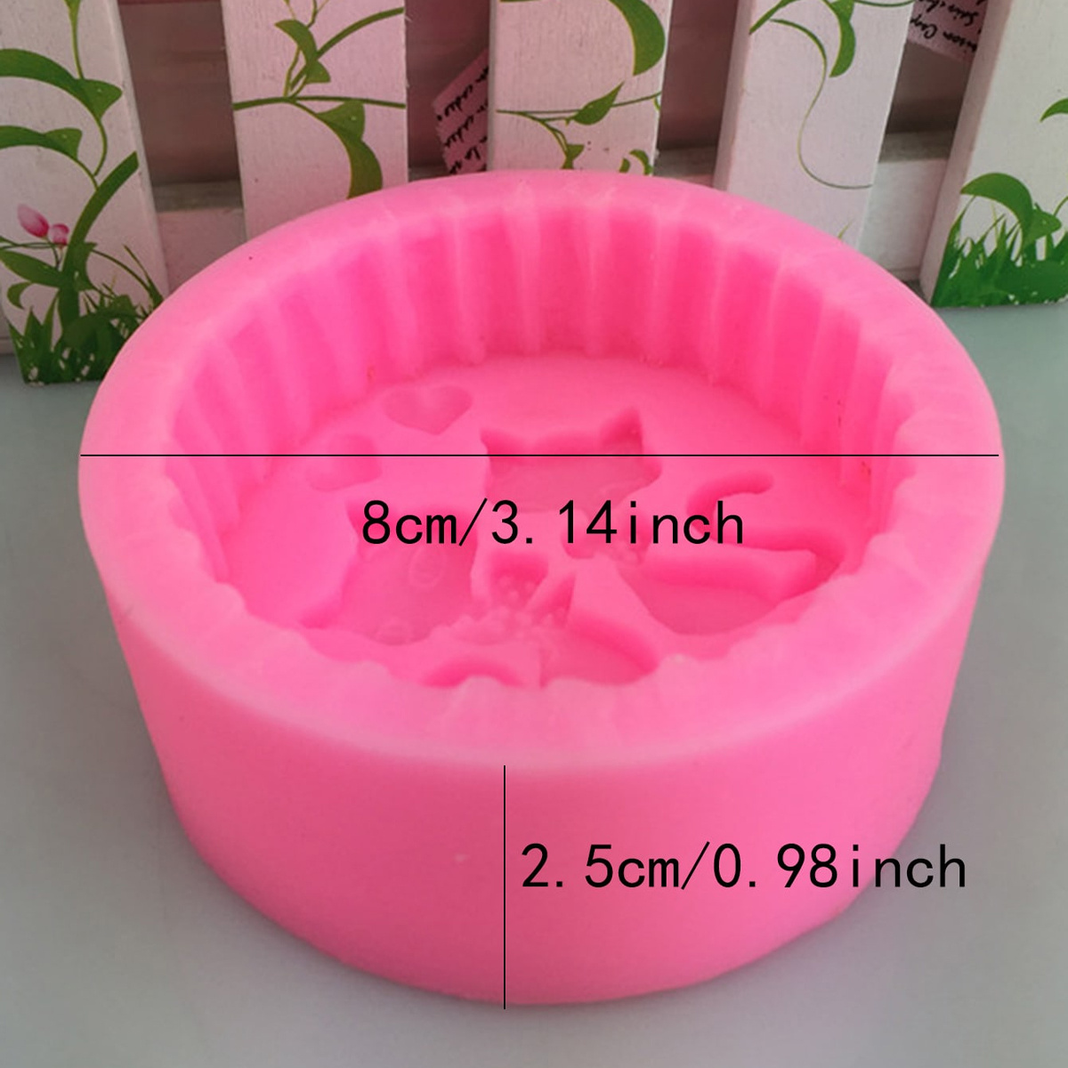 1ピースシリコン製猫型石鹸型 - 丸型DIYキャンドル作成型 - Candle Making Reno のレビューと価格
