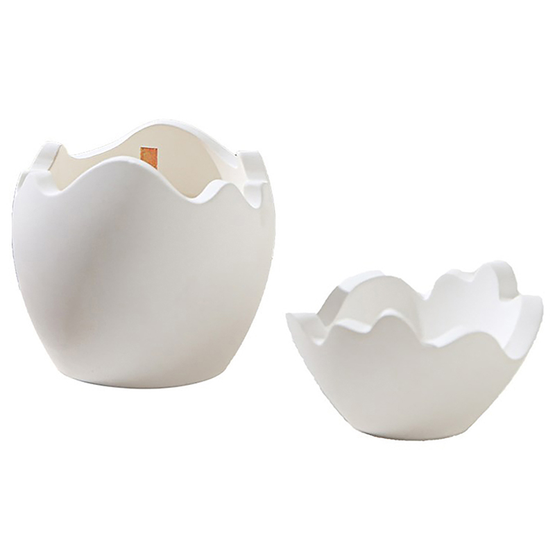 新しい卵型キャンドルジャー型収納ボックス、蓋付きシリコン型、 - Candle Making Jars With Lids のレビューと価格