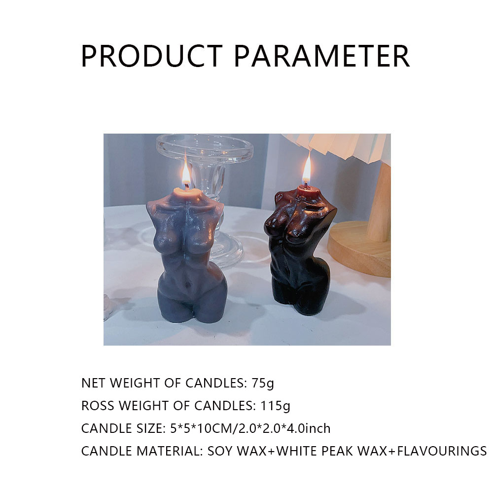 女性トルソー体型の香り付きキャンドル、家の装飾用 – 芸術的 - Candle Making Fragrances のレビューと価格