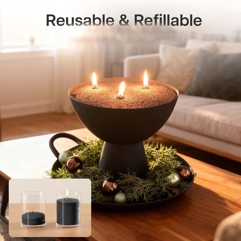 黒色のキャンドルサンド（芯付き）、200g、10個の芯付きパ - Candle Making Reno のレビューと価格